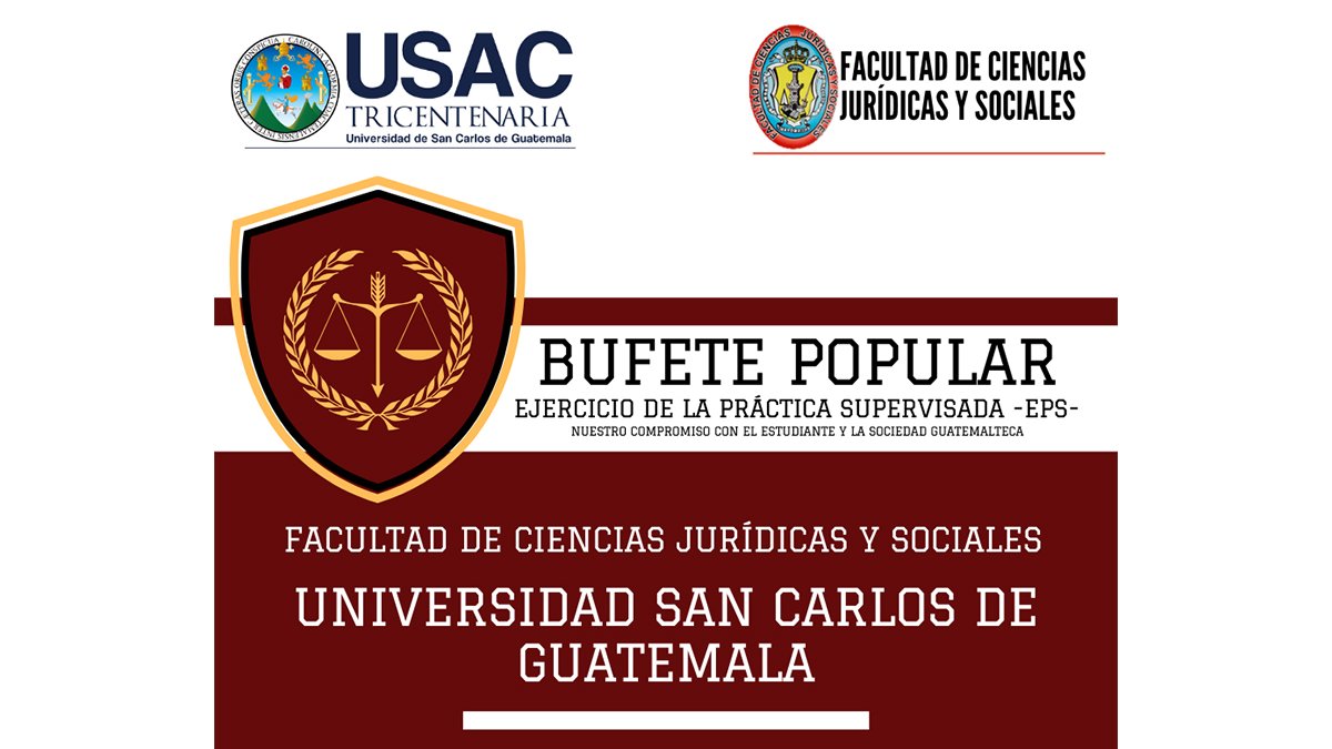 La Universidad San Carlos de Guatemala USAC trasladara el bufet popular