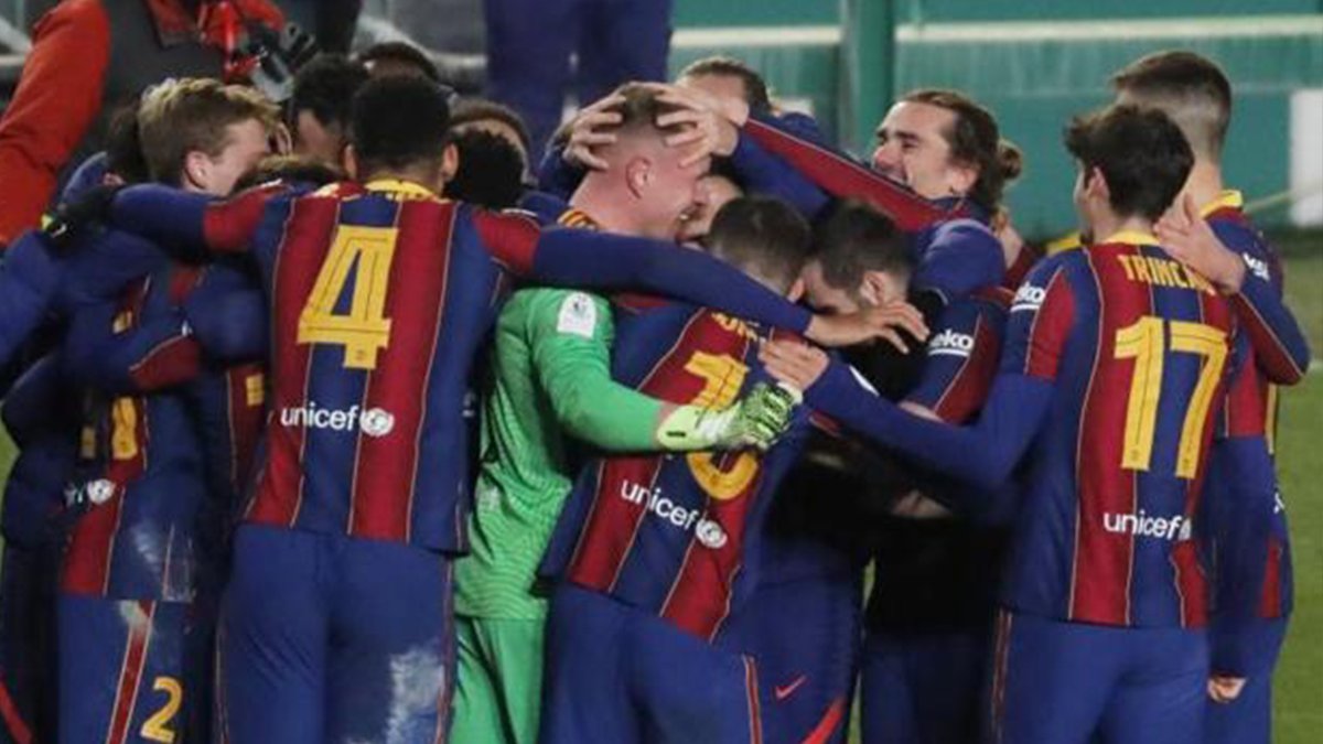 EL FC BARCELONA CLASIFICA PARA LA FINAL DE LA SUPER COPA DE ESPAÑA